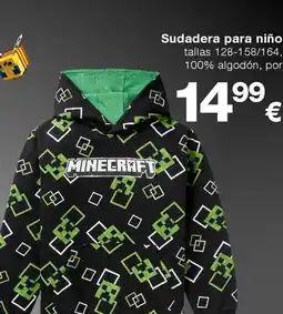 KIK MINECRAFT Sudadera para niño oferta