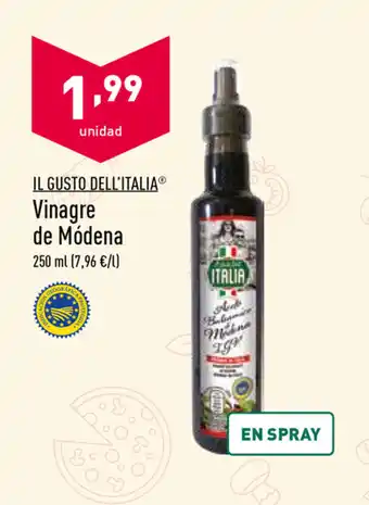 ALDI IL Gusto Dell'Italia Vinagre de Módena 250ml oferta