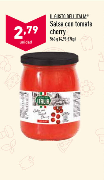 ALDI IL Gusto Dell'Italia Salsa con tomate cherry 560g oferta