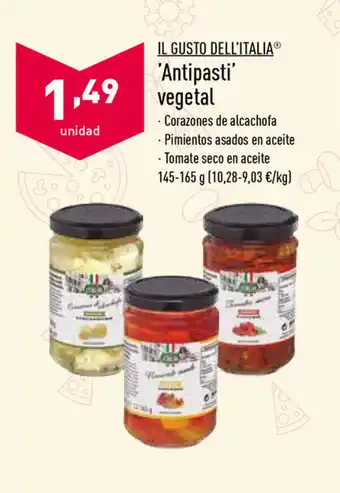 ALDI Il Gusto Dell'Italia "Antipasti" vegetal 145-165g oferta