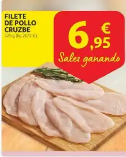 Alcampo Filete de pollo cruzbe oferta