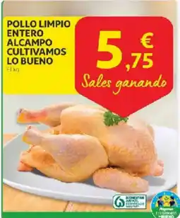 Alcampo Pollo limpio entero alcampo cultivamos lo bueno oferta