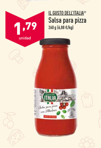 ALDI IL Gusto Dell'Italia Salsa para pizza 260g oferta