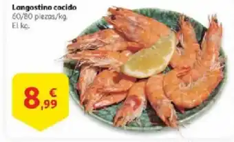 Alcampo Langostino cocido oferta