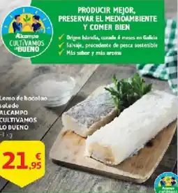 Alcampo Lomo de bacalao salado alcampo cultivamos lo bueno oferta