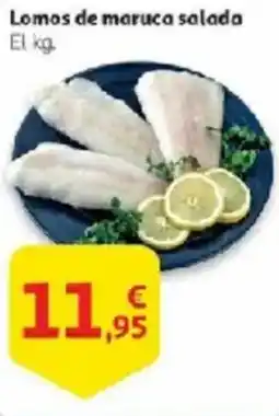 Alcampo Lomos de maruca salada oferta