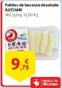 Alcampo AUCHAN Palitos de bacalao desalado oferta