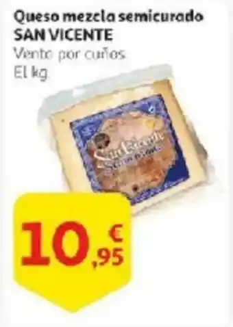 Alcampo SAN VICENTE Queso mezcla semicurado oferta