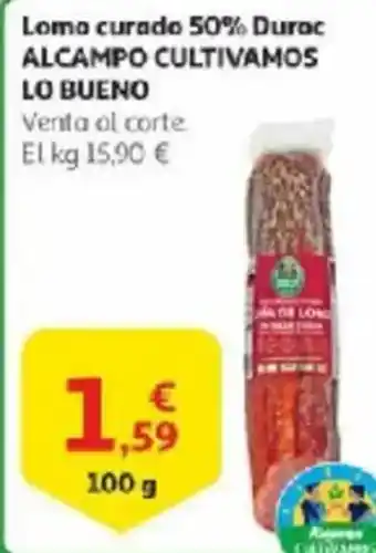 Alcampo ALCAMPO CULTIVAMOS LO BUENO Lomo curado 50% Duroc oferta