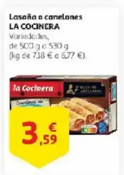 Alcampo LA COCINERA Lasaña o canelones oferta