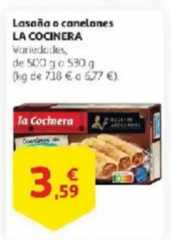 Alcampo LA COCINERA Lasaña o canelones oferta