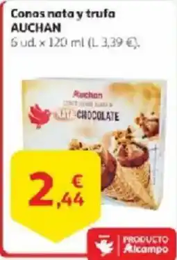 Alcampo AUCHAN Conas nata y trufa oferta