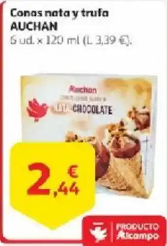 Alcampo AUCHAN Conas nata y trufa oferta