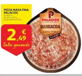 Alcampo PALACIOS Pizza masa fina oferta