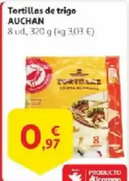 Alcampo AUCHAN Tortillas de trigo oferta