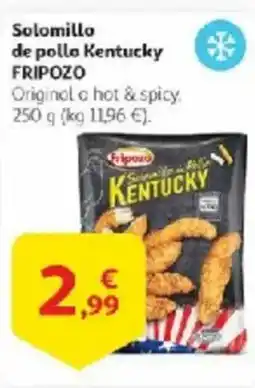 Alcampo FRIPOZO Solomillo de pollo Kentucky oferta