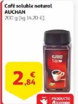 Alcampo AUCHAN Café soluble natural oferta