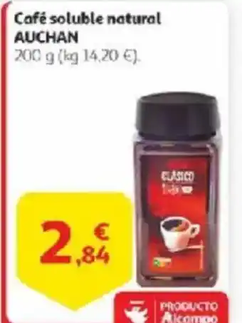 Alcampo AUCHAN Café soluble natural oferta