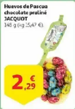 Alcampo JACQUOT Huevos de Pascua chocolate praliné oferta