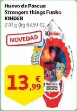 Alcampo KINDER Huevo de Pascua Strangers things Funko oferta