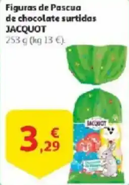 Alcampo JACQUOT Figuras de Pascua de chocolate surtidas oferta