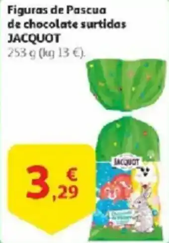 Alcampo JACQUOT Figuras de Pascua de chocolate surtidas oferta