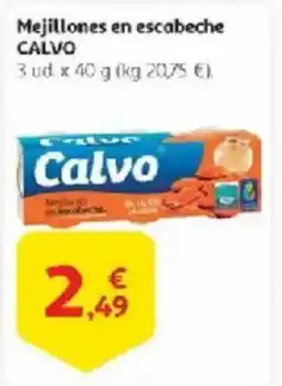 Alcampo CALVO Mejillones en escabeche oferta