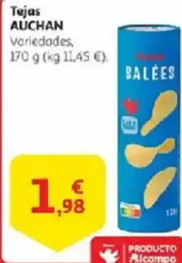 Alcampo AUCHAN Tejas oferta