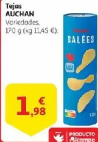 Alcampo AUCHAN Tejas oferta