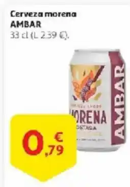 Alcampo AMBAR Cerveza morena oferta