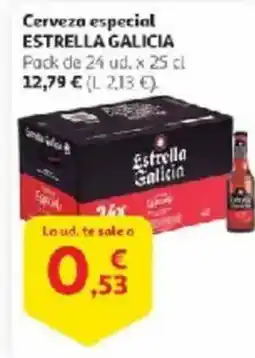 Alcampo ESTRELLA GALICIA Cerveza especial oferta