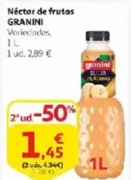 Alcampo GRANINI Néctar de frutas oferta