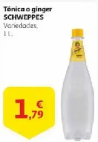 Alcampo SCHWEPPES Tónica o ginger oferta