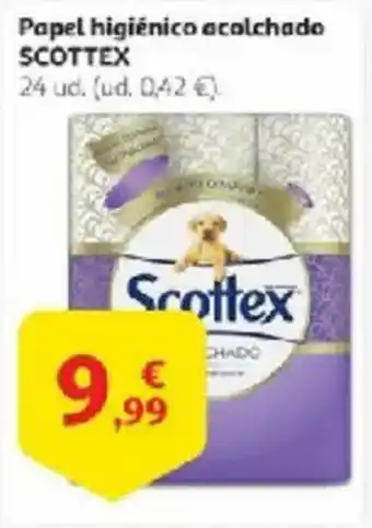 Alcampo SCOTTEX Papel higiénico acolchado oferta