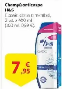 Alcampo H&S Champú anticaspa oferta