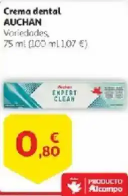 Alcampo AUCHAN Crema dental oferta