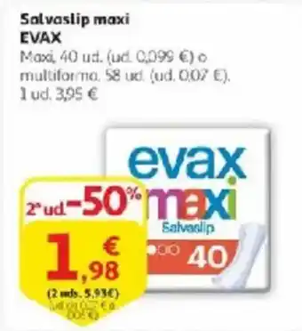 Alcampo EVAX Salvaslip maxi oferta