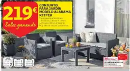 Alcampo Conjunto para jardín modelo alabama ketter oferta