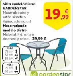 Alcampo GARDENSTAR Silla modelo Bistro oferta