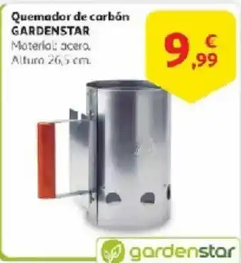 Alcampo GARDENSTAR Quemador de carbón oferta