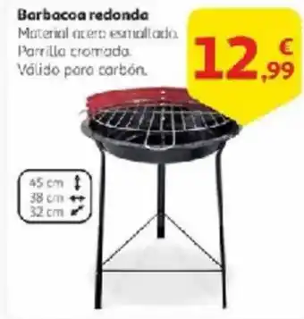 Alcampo Barbacoa redonda oferta