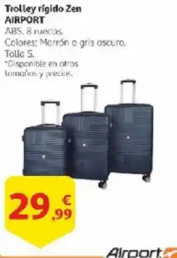 Alcampo AIRPORT Trolley rígido Zen oferta