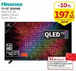 Alcampo HISENSE TV 32" 32A5NQ oferta