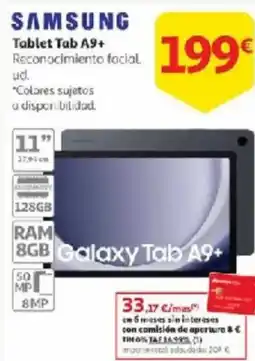 Alcampo SAMSUNG Tablet Tab A9+ oferta