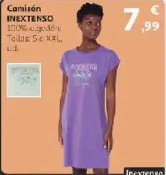 Alcampo INEXTENSO Camisón oferta