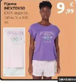 Alcampo INEXTENSO Pijama oferta