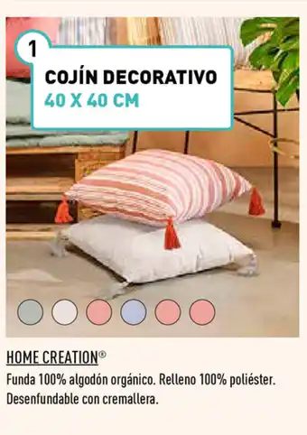 ALDI Home Creation Cojín Decorativo 40 x 40cm oferta