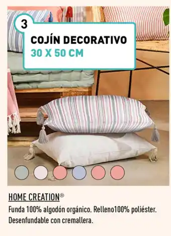 ALDI Home Creation Cojín Decorativo 30 x 50cm oferta