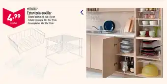 ALDI Metaltex Estantería auxiliar oferta