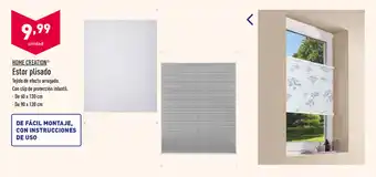ALDI Home Creation Estor plisado De 60 x 130cm oferta